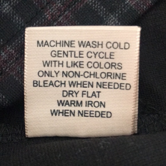 Plaid Black, Burgundy, And Gray Plaid Philosophy Pencil Skirt Size Small - Picture 5 of 5